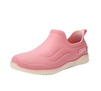 Bottes en Caoutchouc pour Femme - Bottes De Pluie Extra Larges - Imperméables - Semelles Souples - pour La Randonnée - Plates Et Confortables - Chaussures D'Équitation Élastiques