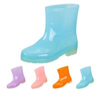 Bottes en caoutchouc pour homme et femme - Antidérapantes - Imperméables - Pour la pluie - Bottes de pluie - Bottes courtes tendance - Bottines de pluie pour le jardin, la pêche (36-44), bleu ciel, 37