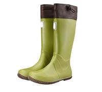 Bottes en Caoutchouc pour Homme et Femme de Jardin Bottines Sécurité Antidérapant Imperméables légantes Doublure Tissu Chaussures Travail Plein Air Confortable