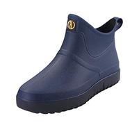 Bottes en Caoutchouc pour Homme et Femme de Jardin Chaussures Travail Légère Confortables légantes tanche Sécurité Extérieur Doublées Chaudes Pluie Mixte Adulte