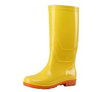 Bottes en Caoutchouc pour Homme et Femme de Pluie Doublées Imperméables Confort Montante Chaussures d'eau Basses Tendance Sécurité au Travail Formateurs Plein Air Confortable Antidérapant