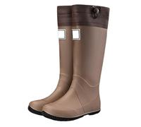 Bottes en Caoutchouc pour Homme et Femme Extérieur Imperméable l'eau Dessus Rond Chaussures Unisexes Courtes Cheville Antidérapant de Pluie Antidérapantes Confortable Jardin Bottines