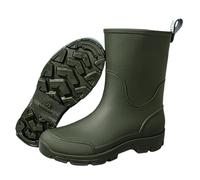 Bottes en caoutchouc pour homme - Semelle profilée épaisse - Résistantes à l'abrasion - Imperméables - Antidérapantes - Pour la pêche et la randonnée, 01 vert armée., 38 EU
