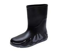 Bottes en caoutchouc pour homme, unisexes, en EVA, chaussures de travail, de cuisine, de western, de promenade, bottines en caoutchouc, bottines légères, bottes de pluie, bottes d'équitation, noires