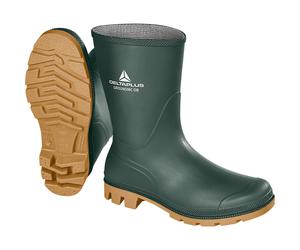 Bottes en caoutchouc sans métal non sécuritaires Delta plus GROMCOBVE vert-beige pointure 39