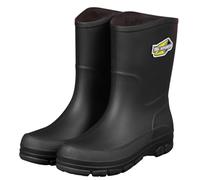 Bottes en caoutchouc unisexes entièrement imperméables pour la neige, la pluie, la boue, la boue, la marche, la randonnée, le trekking, la pêche, l'équitation, la chasse, la cour, Noir , 40 EU