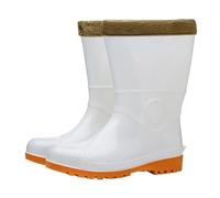 Bottes en caoutchouc unisexes extra larges, bottes de pluie imperméables, bottes de sécurité robustes, capuchon de sécurité et semelle de sécurité, avec semelle épaisse, semelle anti-perforation et