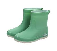 Bottes en caoutchouc unisexes mi-mollet pour l'extérieur et imperméables - Grip robuste - Confortables - Pour promener le chien - Faciles à mettre et à enlever - Fiables et durables - Pour le jardin