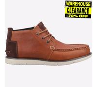 Toms Hommes Navi Moc Chukka Bottes Cuir à Lacets Brun