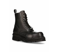 Bottes En Cuir Militaires Unisexes NEW ROCK ORIGINAL Plateforme M.NEWMILI083-S14
