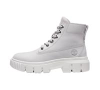 Bottes en cuir Timberland Greyfield - Gris clair - Lacets - Femme - Haute 40