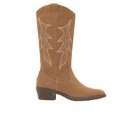 Bottes en daim femme Ryłko Cowboy Beige 38