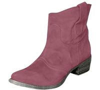 Bottes en daim pour femme, bottines souples et tendance rétro | Bottes courtes occidentales épaisses à talon bas, chaudes et confortables, pour l'automne et l'hiver