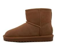 Bottes en daim pour femme - Colors of California - Marron - À enfiler - Coutures visibles - Temps libre 36