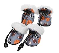 Bottes en polaire pour chiots | 4 pièces de chaussures chaudes de protection extérieure, bottes en polaire pour chiens - Chaussures pour garder le chien au chaud pour Doberman Pinscher, caniche,