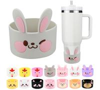 Bottes en silicone en forme d'animal mignon pour Stanley, 1180 ml, housse de protection pour fond de bouteille pour gobelet, bottes Stanley de 20 à 887,5 g, accessoires de tasse pour Quencher IceFlow