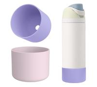 bottes en silicone pour bouteille d'eau Owala de 946 ml, Lot de 2 Botte de bouteille d'eau en silicone pour bouteilles Owala, housse de protection antidérapante, pour bouteilles Owala (32oz)