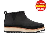 Bottes En Suède Et Cuir Noir Toms Marlo Mode Décontractée Femme