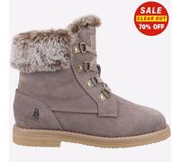 Hush Puppies Mini Florence Junior Enfants Filles Mode Hiver Bottes Daim Gris