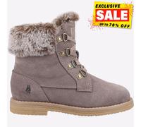 Hush Puppies Mini Florence Junior Enfants Filles Mode Hiver Bottes Daim Gris
