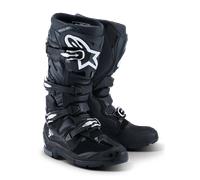 Alpinestars Bottes de motocross Tech 7 Enduro 2026 Noir/Gris/Blanc Taille 46 Homme