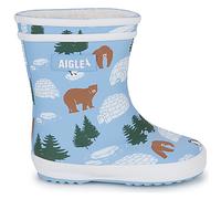 Bottes enfant filles Aigle BABY FLAC F PT2 Bleu 21