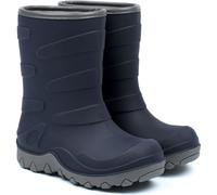 Mikk-line Bottes thermiques | Bottes d'hiver thermiques | Doublées | Imperméables | Chaudes et isolantes | Coupe-vent | Bottes thermiques en caoutchouc naturel | Ultra chaudes | Bottes de neige, bleu