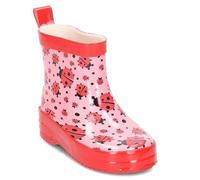 Bottes enfant - Playshoes - 18036014ROSA - Rose - Fermeture à pression - Basse 25