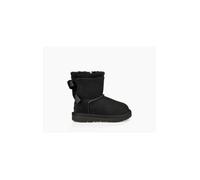 Bottes Enfant UGG Mini Bailey Bow II Noires - Nœuds Soyeux Confortables 28