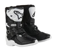 Alpinestars Tech 3S, bottes enfants 10 US Noir/Blanc Noir/Blanc