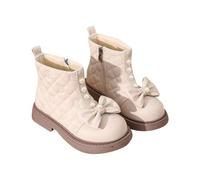 Bottes et Bottines Fille - Bottes d'hiver pour enfants imperméables Filles Plus Velvet Coton de Neige Mode Fermeture éclair Side Style Mignon Nœud Perle