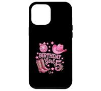 Bottes et Chapeau de Cowgirl pour 5ème Anniversaire Rose Disco Western Coque pour iPhone 12 Pro Max