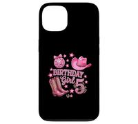 Bottes et Chapeau de Cowgirl pour 5ème Anniversaire Rose Disco Western Coque pour iPhone 13