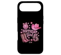 Bottes et Chapeau de Cowgirl pour 5ème Anniversaire Rose Disco Western Coque pour iPhone Air
