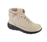 Skechers Femme Glacial Ultra Mountain Muse Botte Tendance, Natural/Black Synthetic, 40 EU