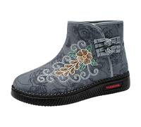 Bottes Femme Bottine Femme Hiver Fourrée Bottes Ski 46 Large Largeur De Neige Imperméable Épaisses Boots De Neige Fourrées Bottines Fourrées Hiver Bottines Randonnée Bottine Antiderapante Chaussures