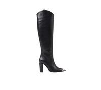 Bottes femme en cuir Bronx New-Americana - Talons hauts - Noir 40