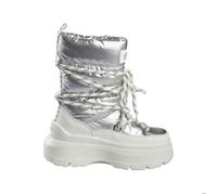 BUFFALO Après-ski 'Olympia' argent / blanc naturel, Taille 40