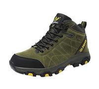 Bottes Femme d'Hiver, Bottes de Randonnée Femme Hautes Imperméables et Isolantes, Chaussures de Trekking Outdoor Antidérapantes avec Semelle Robuste pour Sports de Plein Air, Neige et Voyage