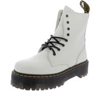 Bottes Femme Dr. Martens Polished Smooth Blanc en Cuir Résistant à l'Usure 36