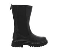 Bottes femme en cuir grainé noir à talon décroché Mustang Shoes - Hauteur de talon 4cm - Tige haute 25cm 40