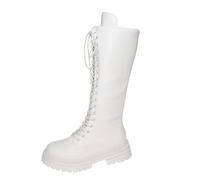 Bottes Femme Genou Haute Confortable Cuissarde Tirer Sur Automne Temps Hiver Boots Vintage Cowboy Bottes Femmes Fille Cuir Classiques Western Chaussures Botte Montantes Hipster Club Fête