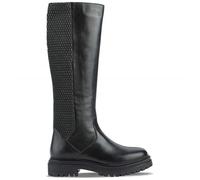 Bottes Femme Geox Iridea - Noir - Cuir - Talon Carré - Fermeture Zip 37