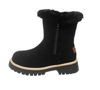 Bottes Femme Hiver Imperméable Bottines de Neige Chaud et Résistant à l'eau Chaussures de Randonnée Femme Snow Boots Pas Cher
