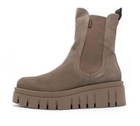 Bottes Femme - Nerogiardini - Cuir souple - Beige 601 - Élastique latéral 36