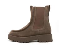 Bottes Femme - Nerogiardini - Velour Mole Tr Volterra 7724 Lig - Beige - Élastiques latéraux 38
