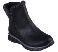 Skechers Synergy Lovely CollabAnkle Boot pour femme, Tricot en microcuir noir, 38 EU