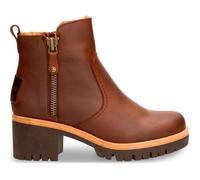 Bottes femme Panama Jack Pauline Igloo - Cuir blanc - Fermeture zippée - Talon plat 2cm 36