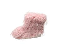 Bottes Femme Plates Noël Peluche Bottes Courtes Chaude Légères Confortable Tendances Boots Chaussures Décontractée pour l'intérieur et l'extérieur Automne Et Hiver 38