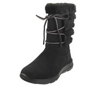 Bottes Femme Skechers On-the-go Joy Noir - Suede - Lacets - Caoutchouc 36